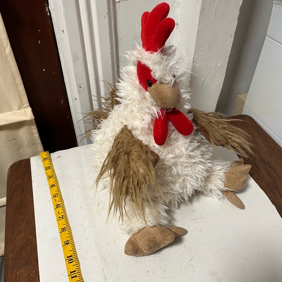 Mary Meyer FabFuzz Stuffed Animal Soft Toy, Rooster Chicken 16-Inches - Picture 6 of 10